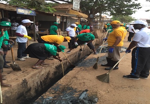 Church of Pentecost undertakes clean-up at Madina